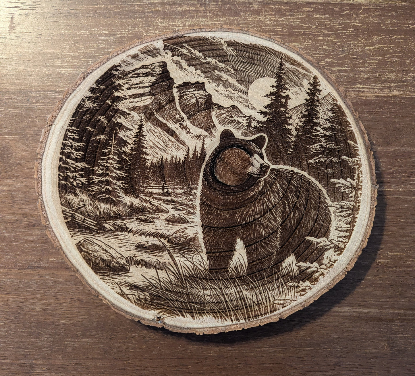 11-12" Engraved Wood Slices