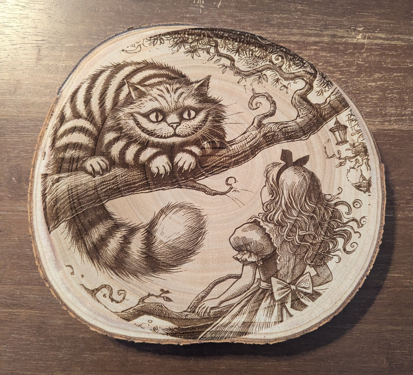 Cheshire and Alice