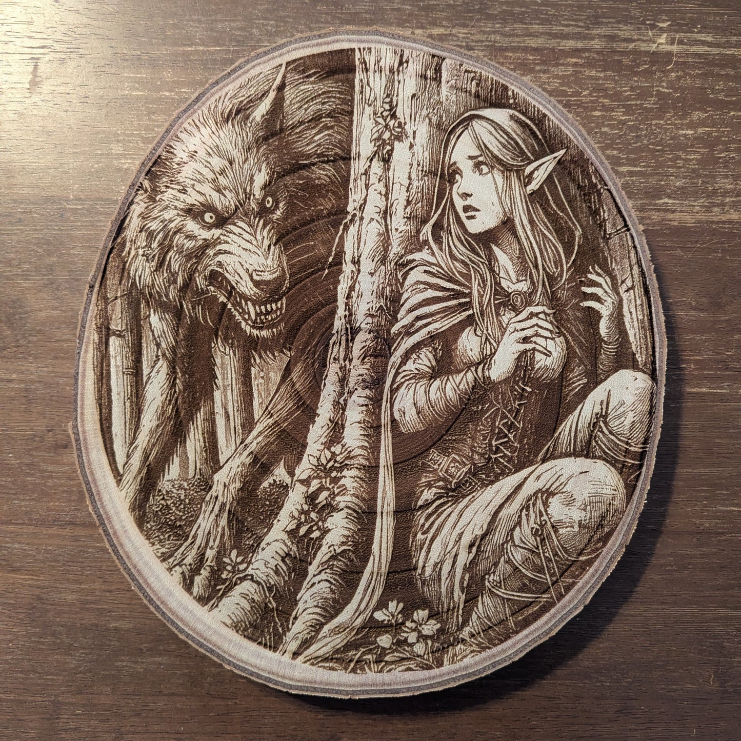 Fantasy Bad Wolf and Little Red