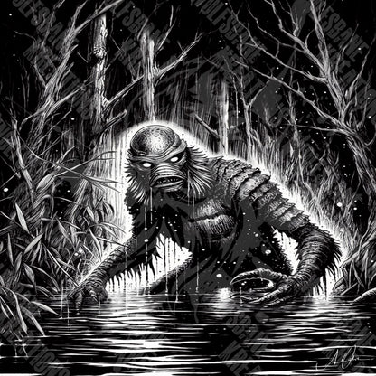 Creature from the black lagoon