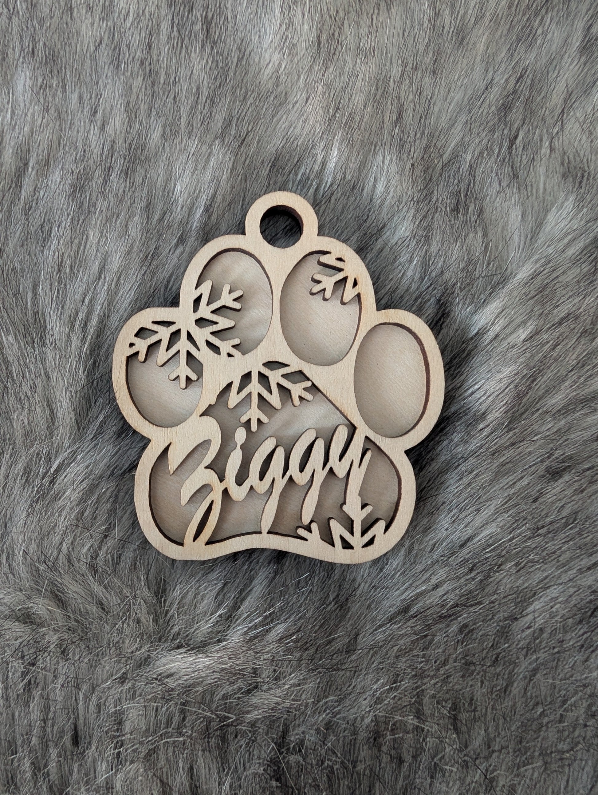Ornament with Backing 