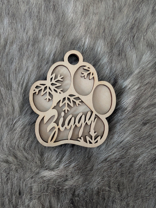 Ornament with Backing 